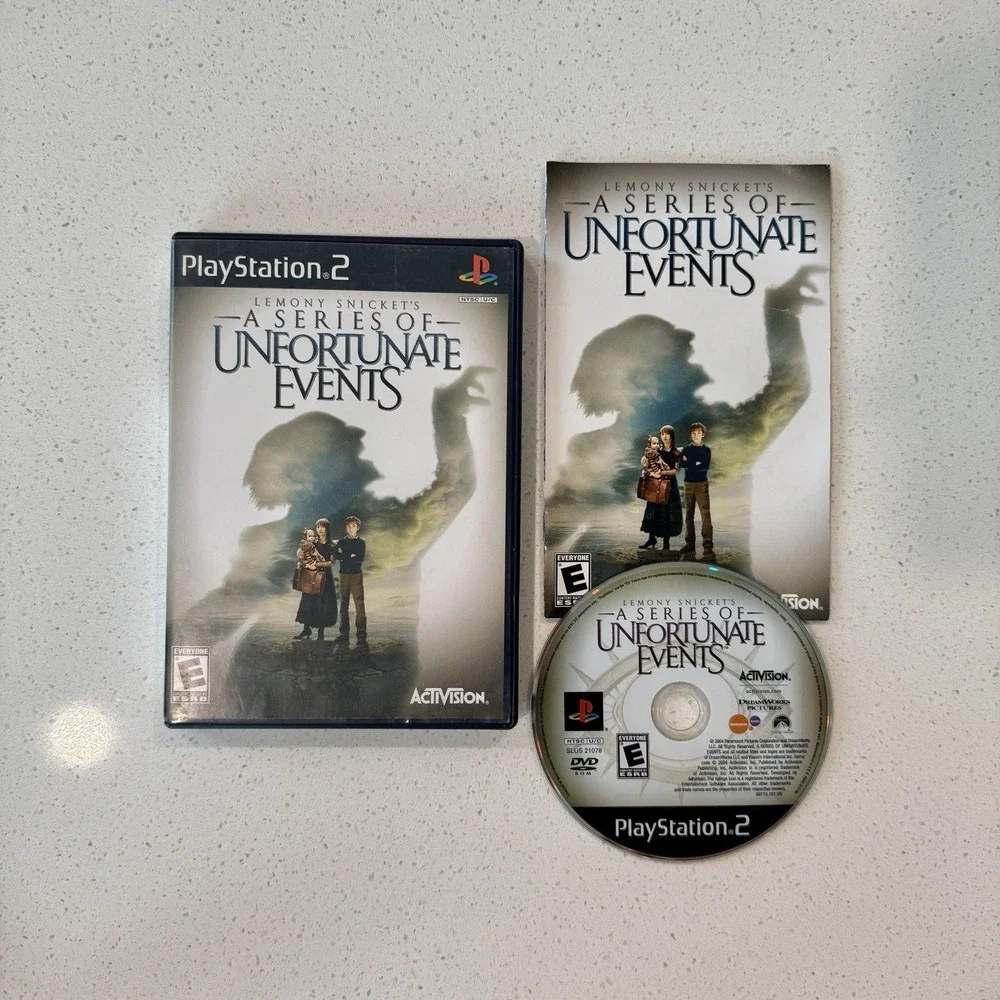 Lemony Snicket's A Series of Unfortunate Events Sony PlayStation 2 PS2 Complete